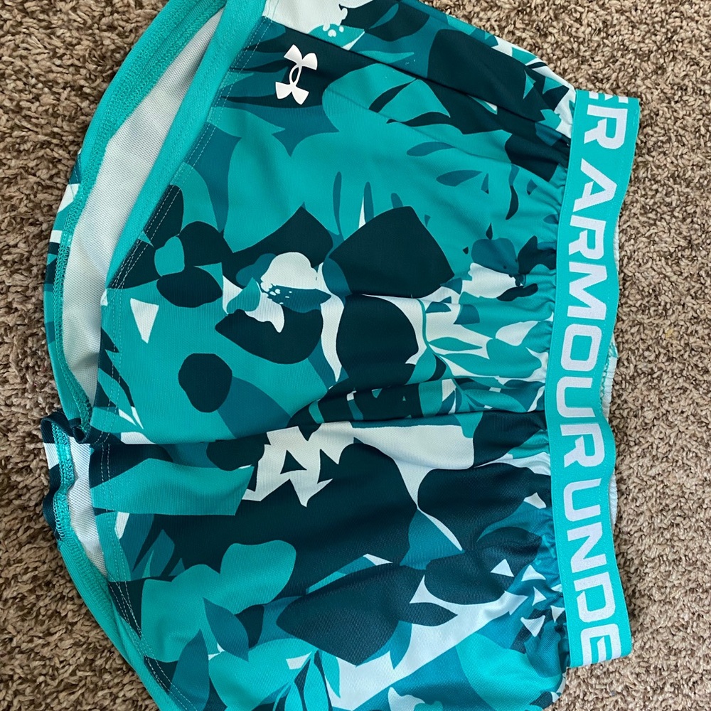 Under Armour Blue Camouflage Shorts